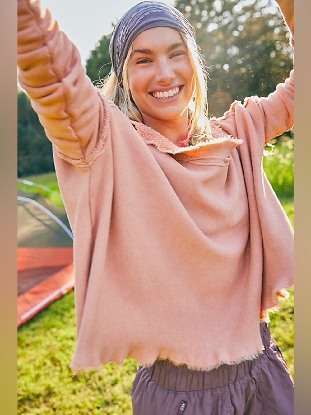 FREE PEOPLE- Movement Free Spirit Hoodie Sedona Size M
